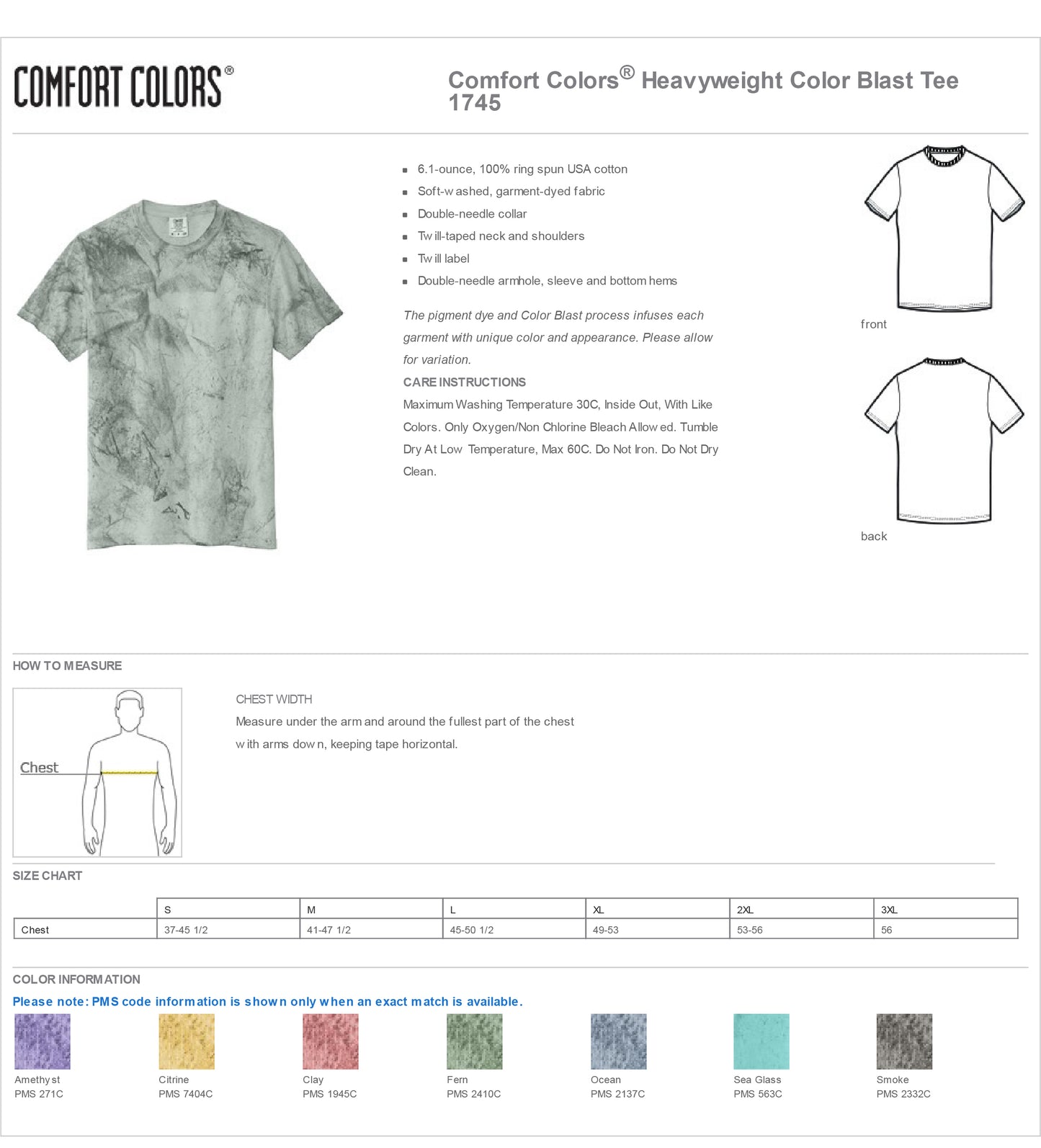 Medical Simulation Comfort Colors® Heavyweight Color Blast Tee