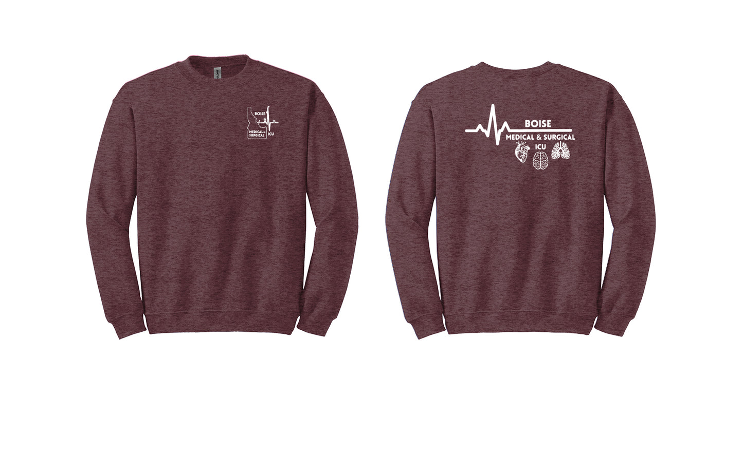 ICU Gildan Heavyweight Crewneck Sweatshirt