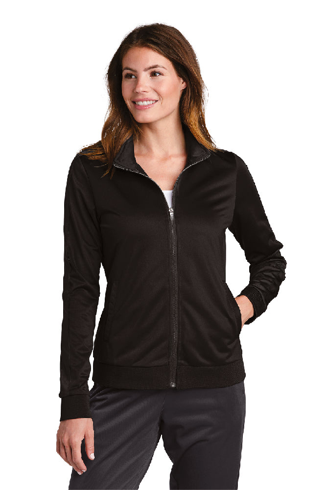 REHABILITATION Ladies Tricot Sleeve Stripe Track Jacket