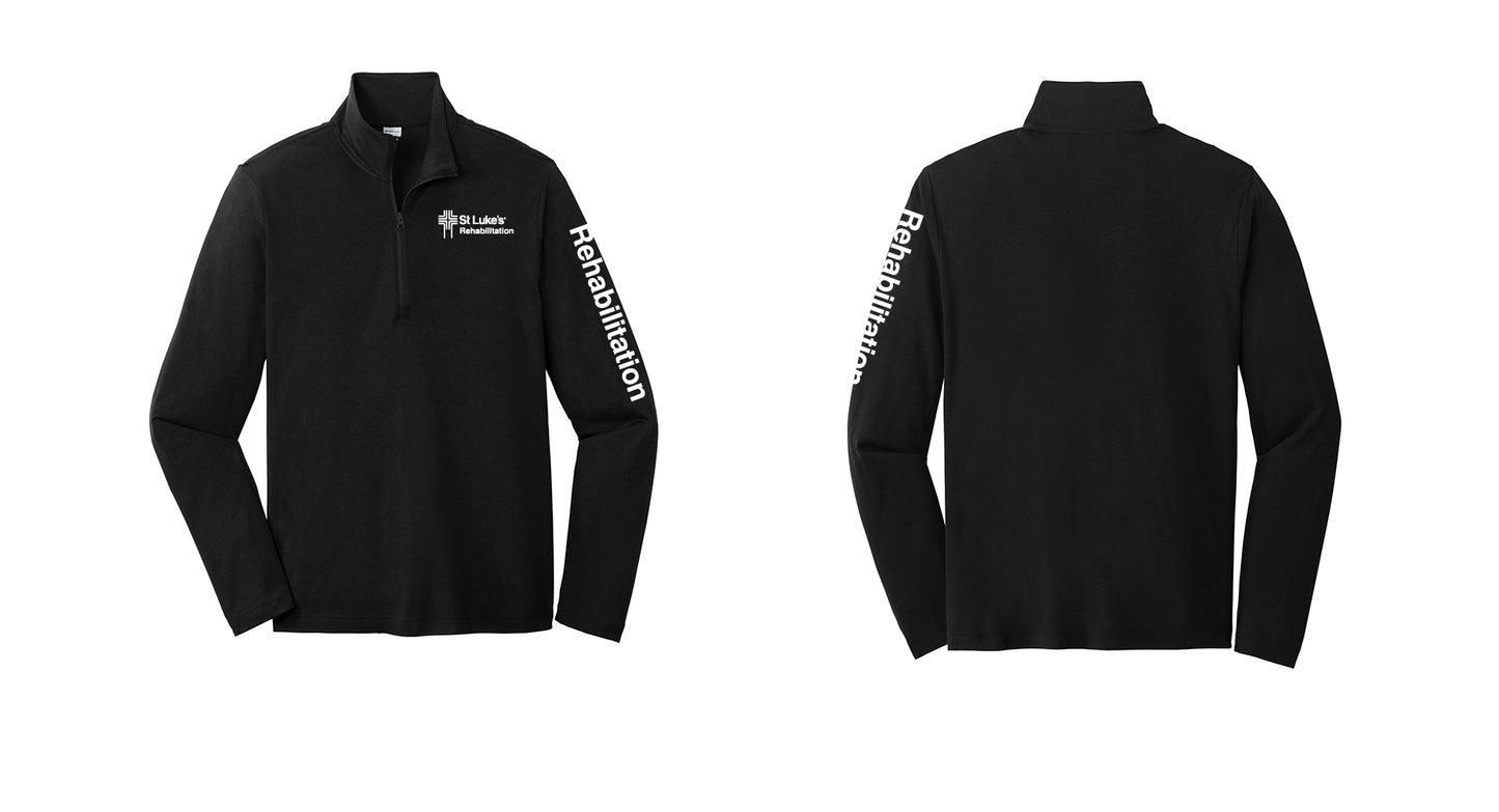REHABILITATION Men's Tri-Blend Wicking 1/4-Zip Pullover