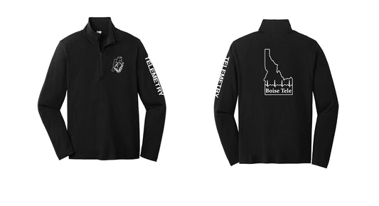 TELEMETRY Men's Tri-Blend Wicking 1/4-Zip Pullover