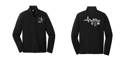 ICU Men's Tri-Blend Wicking 1/4-Zip Pullover