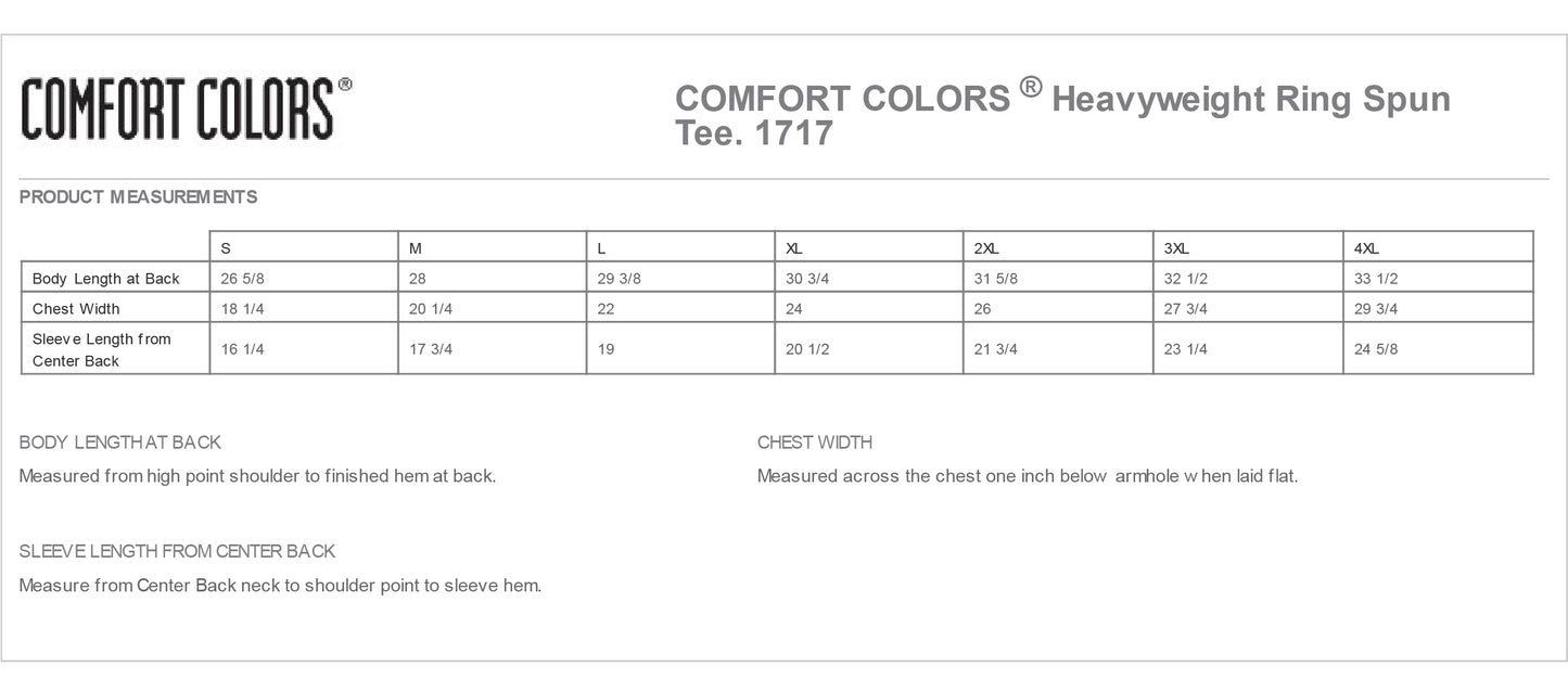 COU Comfort Colors ® Heavyweight Ring Spun Tee