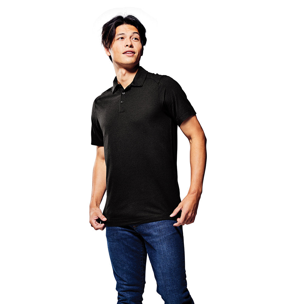ICU Men's Tri-Blend Wicking Polo