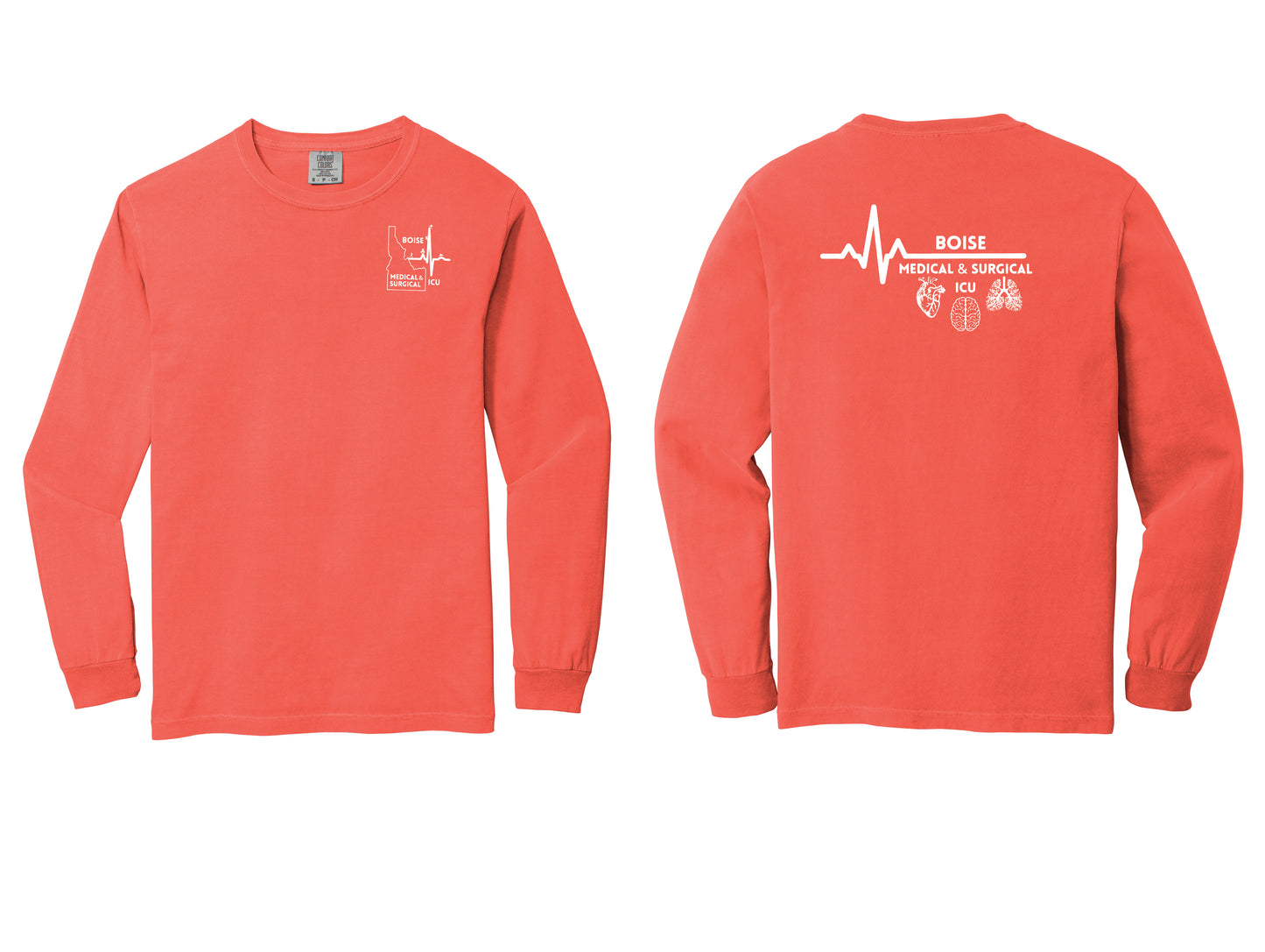 ICU Comfort Colors ® Heavyweight Ring Spun Long Sleeve Tee