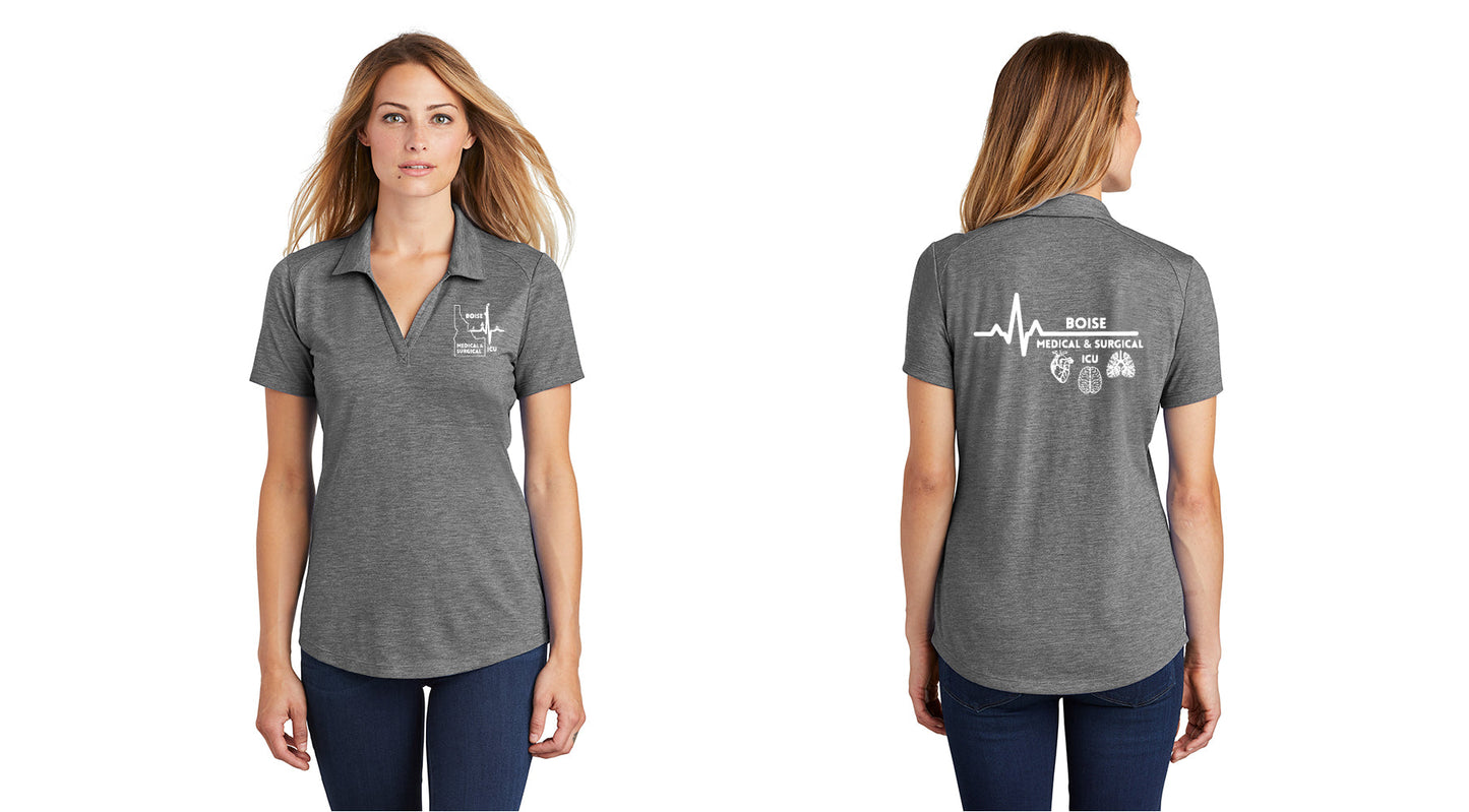 ICU Women's Tri-Blend Wicking Polo