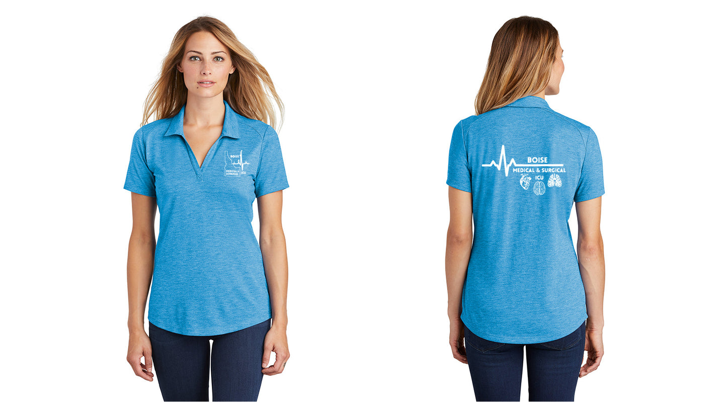 ICU Women's Tri-Blend Wicking Polo