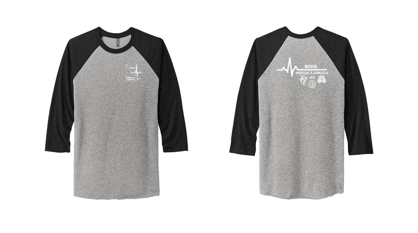 ICU Tri-Blend 3/4 sleeve