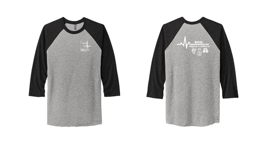 ICU Tri-Blend 3/4 sleeve