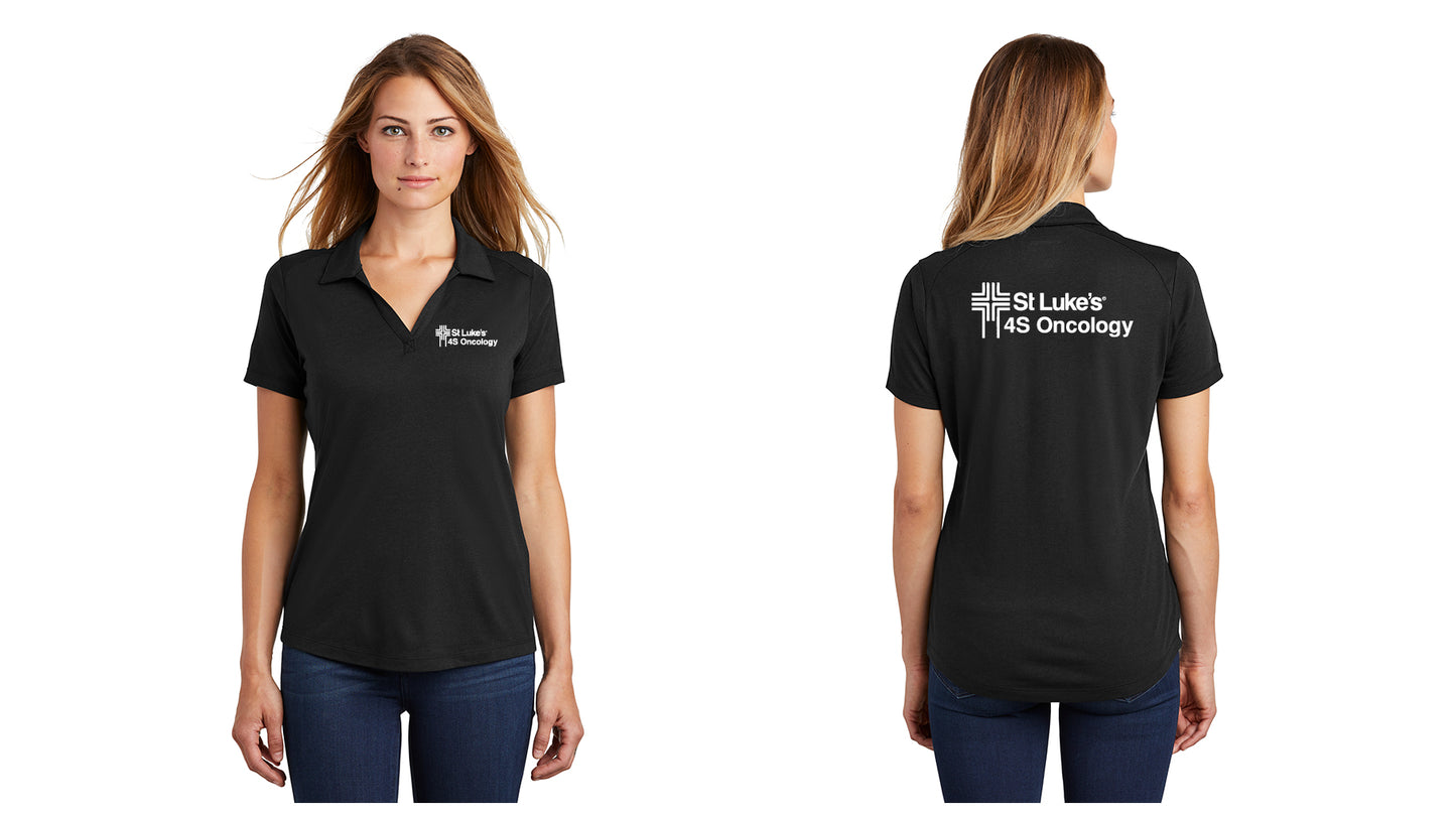 4S ONCOLOGY Women's Tri-Blend Wicking Polo