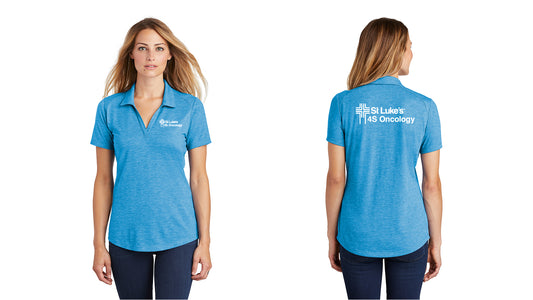 4S ONCOLOGY Women's Tri-Blend Wicking Polo