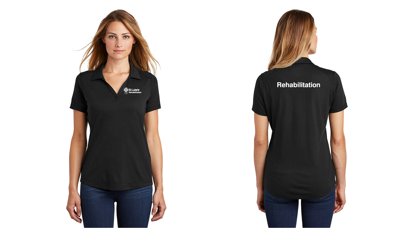 REHABILITATION Women's Tri-Blend Wicking Polo