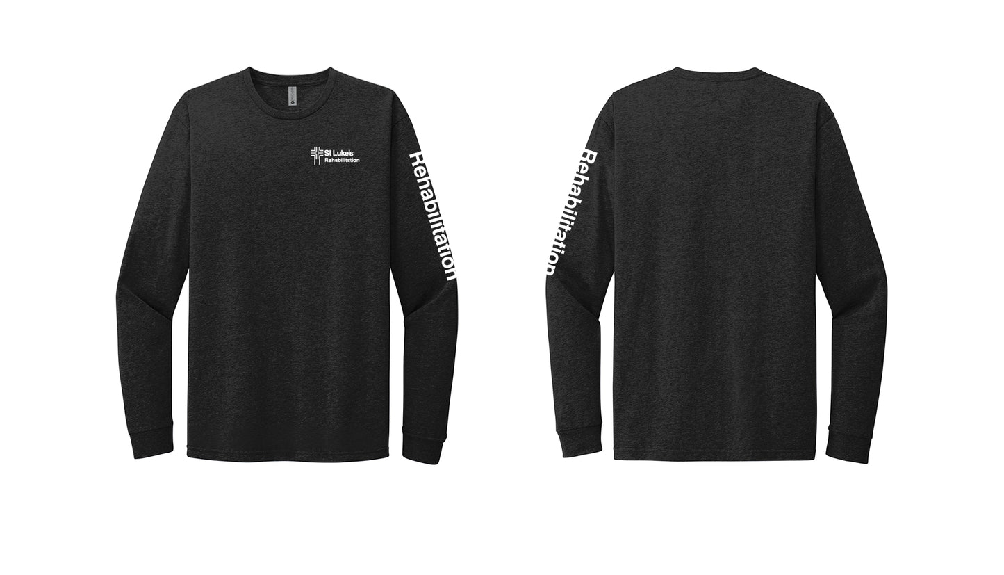 REHABILITATION Next Level Apparel® Unisex CVC Long Sleeve Tee