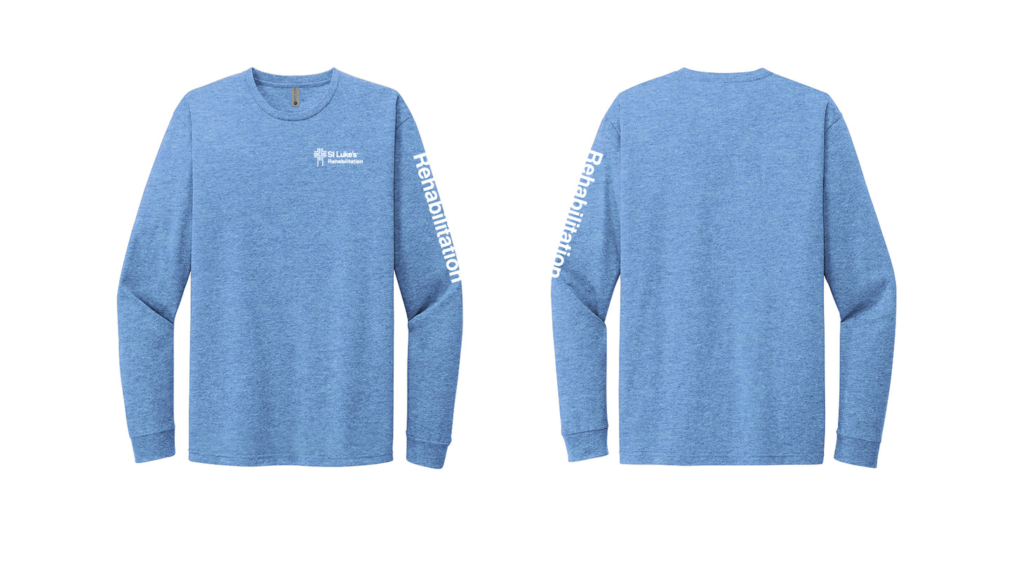 REHABILITATION Next Level Apparel® Unisex CVC Long Sleeve Tee