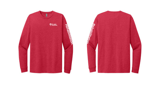 REHABILITATION Next Level Apparel® Unisex CVC Long Sleeve Tee