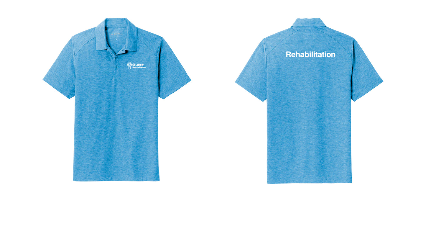 Men's Tri-Blend Wicking Polo