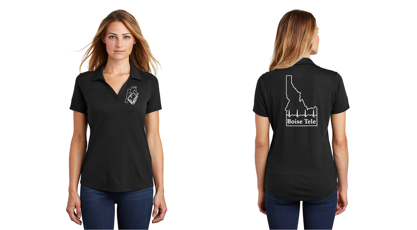 TELEMETRY Women's Tri-Blend Wicking Polo