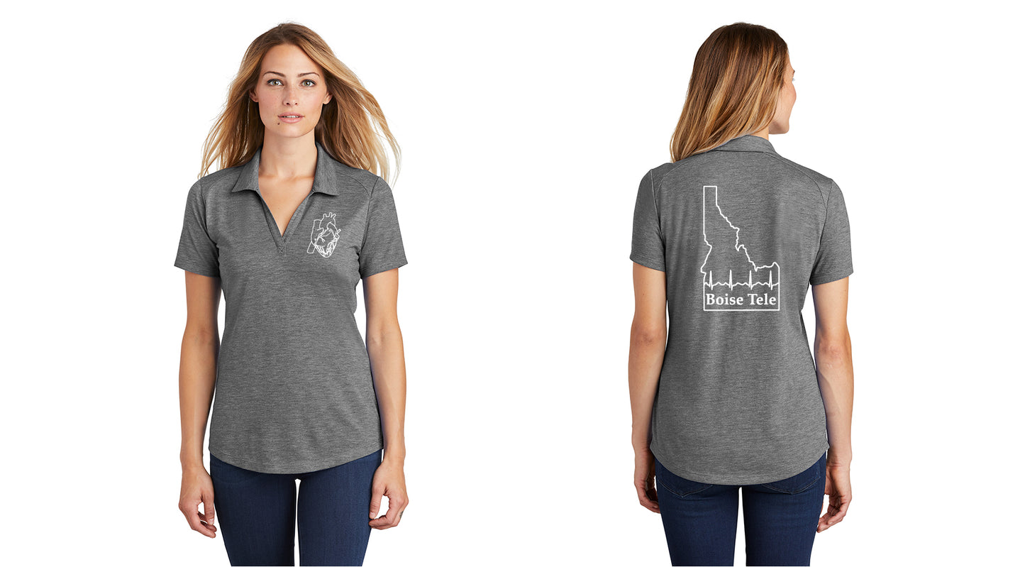 TELEMETRY Women's Tri-Blend Wicking Polo