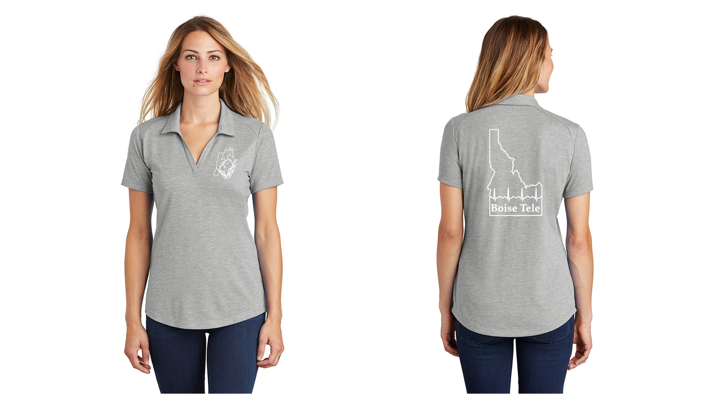 TELEMETRY Women's Tri-Blend Wicking Polo