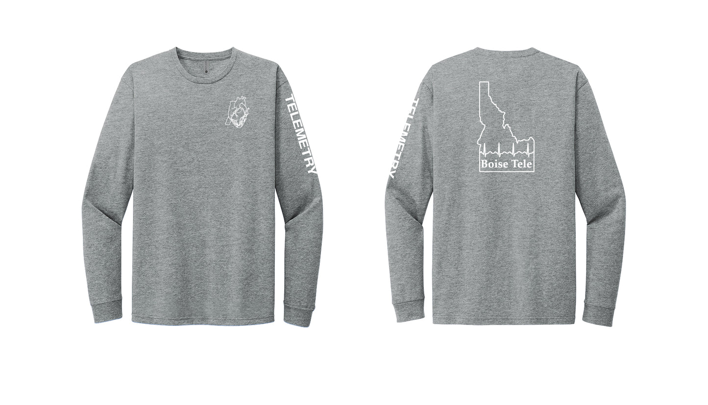 TELEMETRY Next Level Apparel® Unisex CVC Long Sleeve Tee