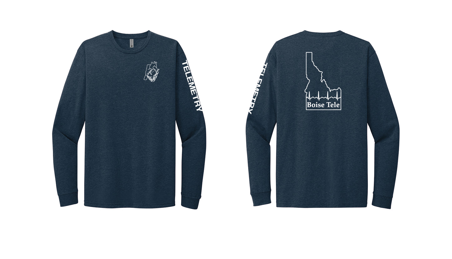 TELEMETRY Next Level Apparel® Unisex CVC Long Sleeve Tee