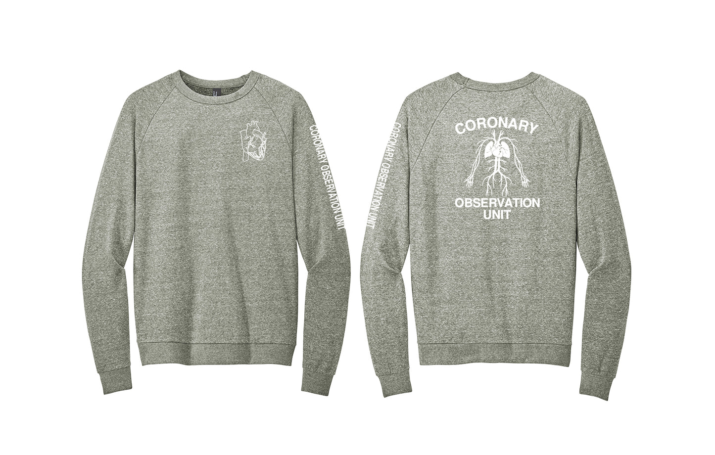 COU District Crewneck Tri-blend Sweatshirt