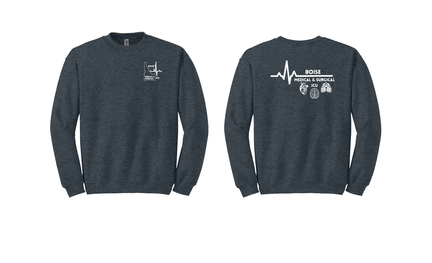 ICU Gildan Heavyweight Crewneck Sweatshirt