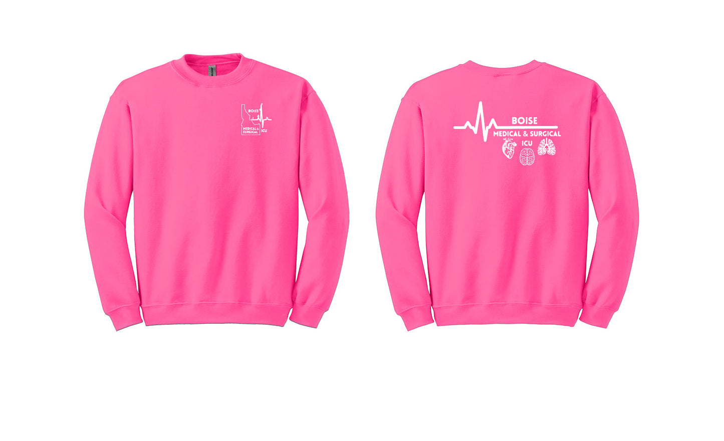 ICU Gildan Heavyweight Crewneck Sweatshirt