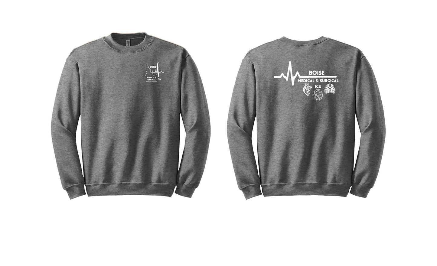 ICU Gildan Heavyweight Crewneck Sweatshirt