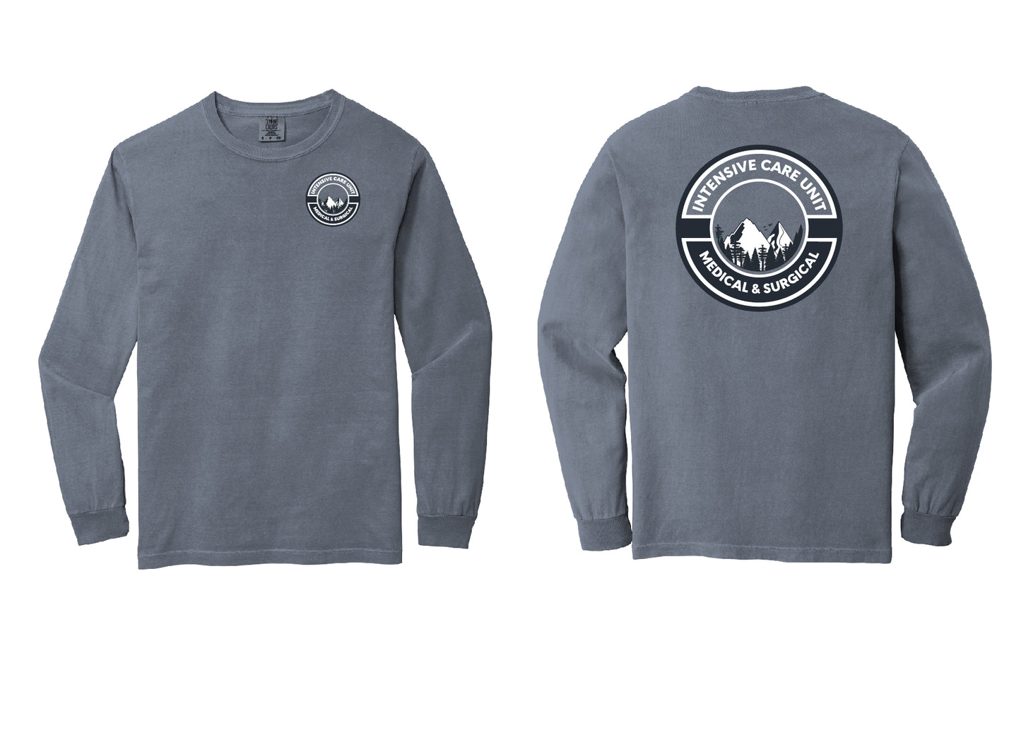 ICU 2 color Comfort Colors ® Heavyweight Ring Spun Long Sleeve Tee