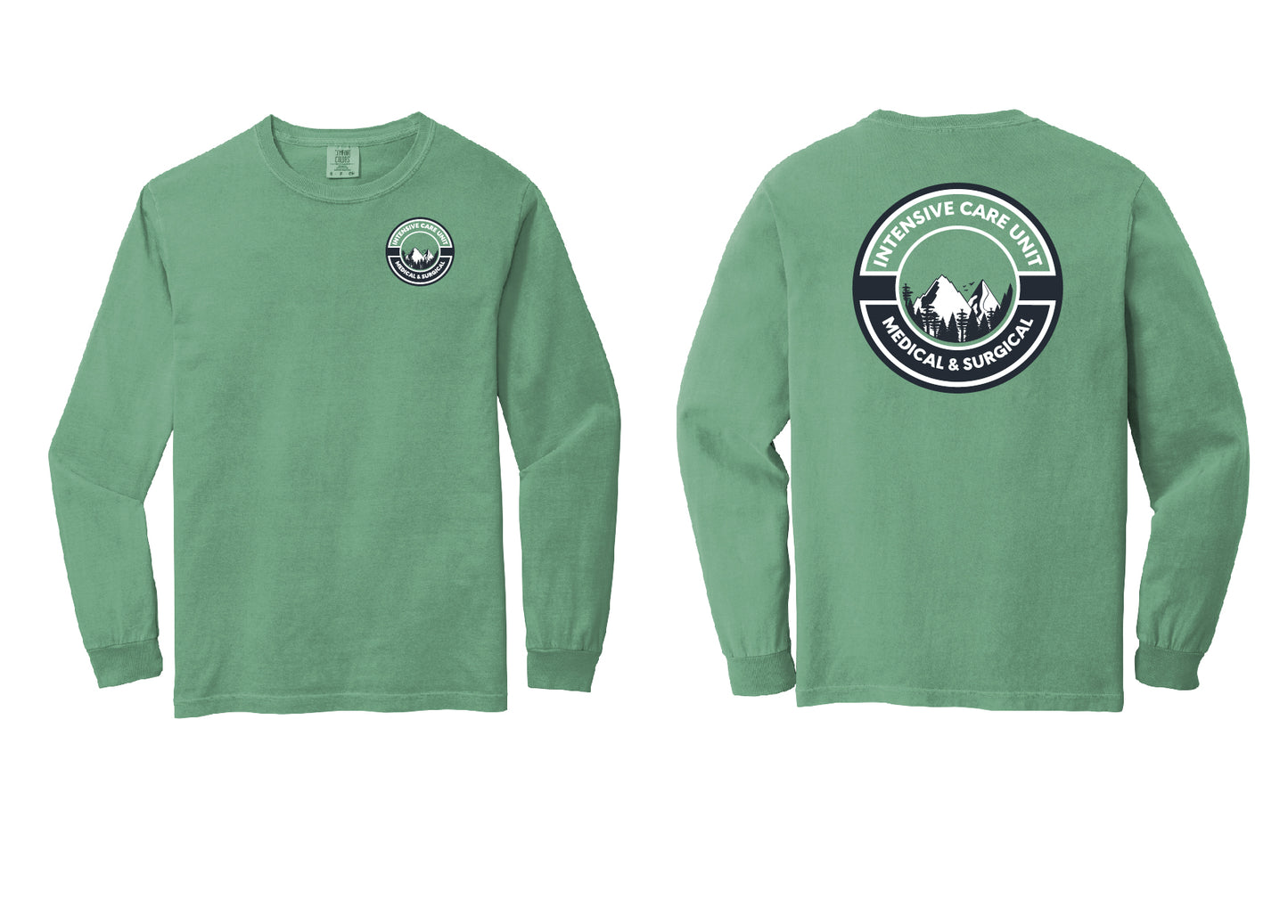 ICU 2 color Comfort Colors ® Heavyweight Ring Spun Long Sleeve Tee