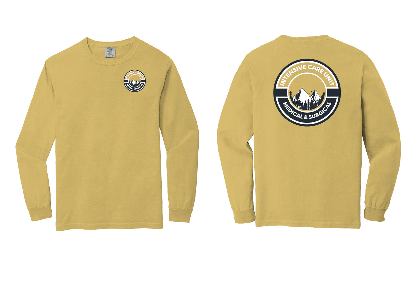 ICU 2 color Comfort Colors ® Heavyweight Ring Spun Long Sleeve Tee