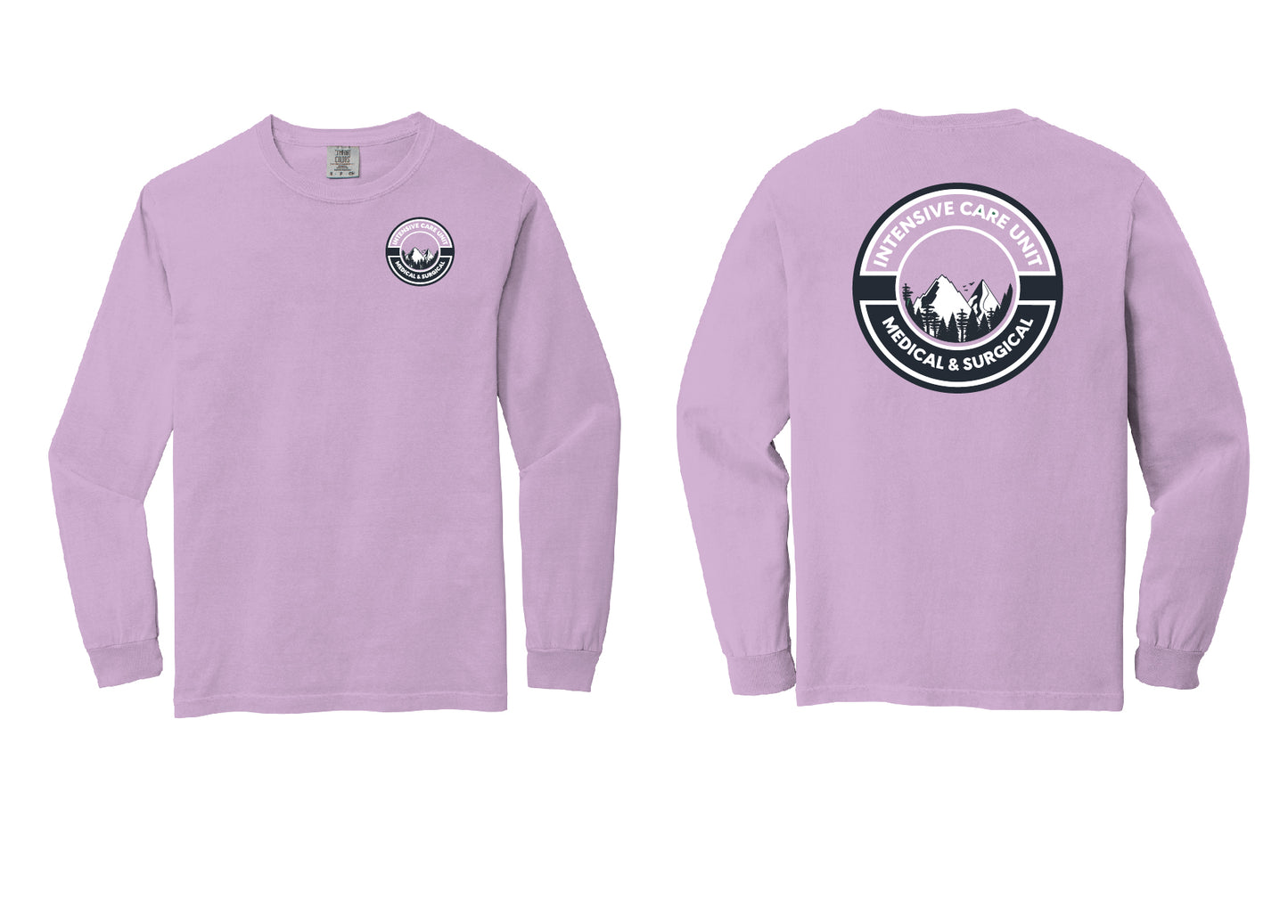 ICU 2 color Comfort Colors ® Heavyweight Ring Spun Long Sleeve Tee