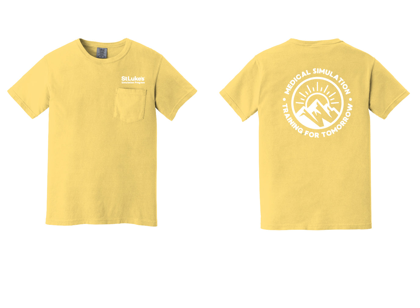 Medical Simulation Comfort Colors® Heavyweight Ring Spun Pocket Tee