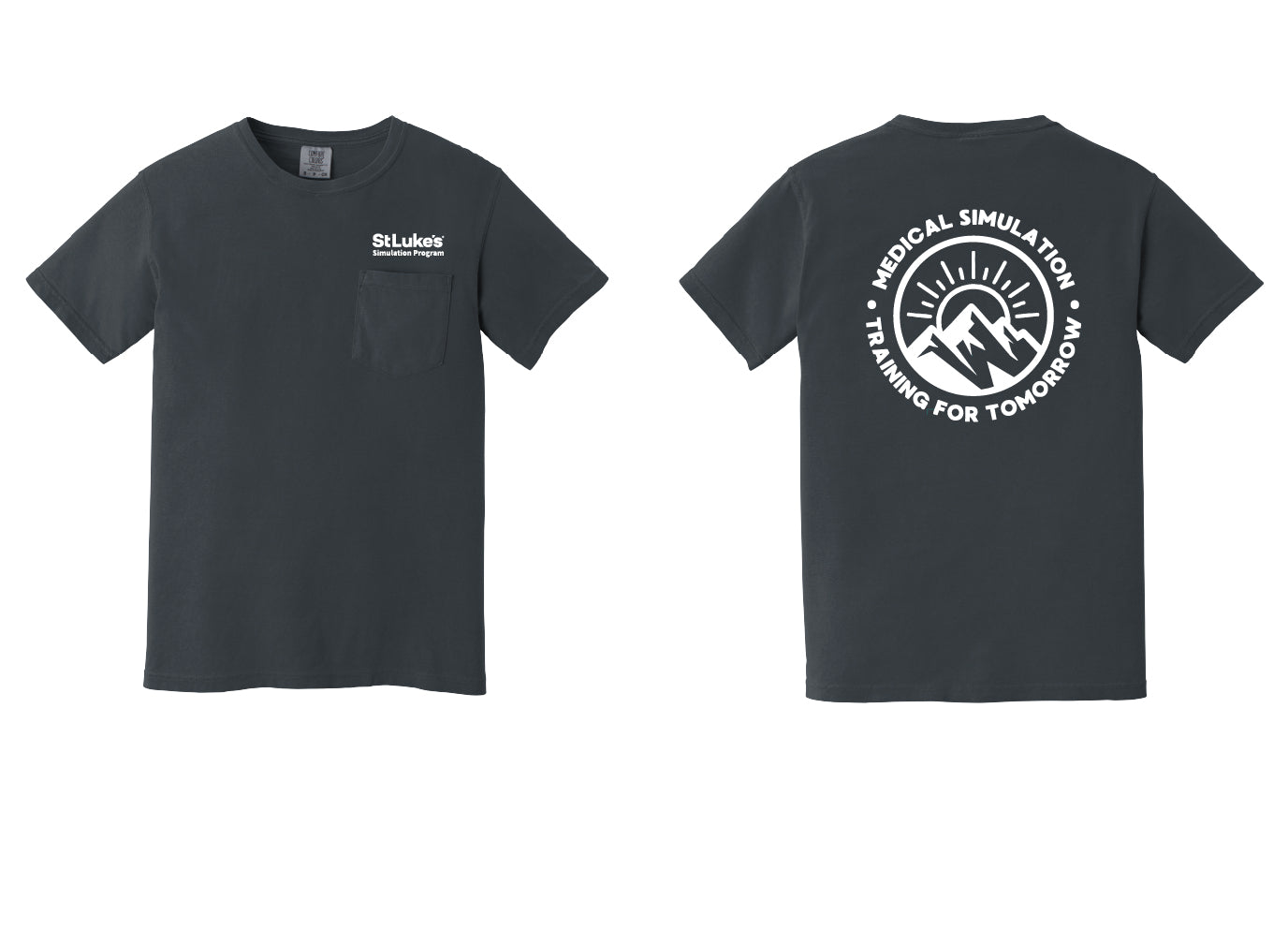 Medical Simulation Comfort Colors® Heavyweight Ring Spun Pocket Tee