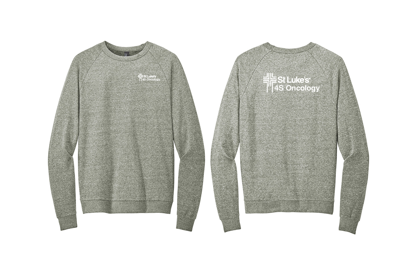 4S ONCOLOGY District Crewneck Tri-blend Sweatshirt