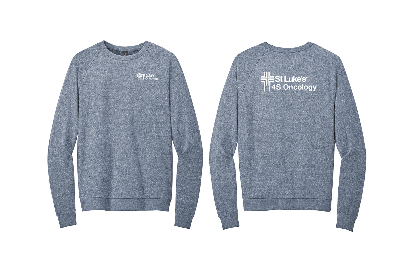 4S ONCOLOGY District Crewneck Tri-blend Sweatshirt