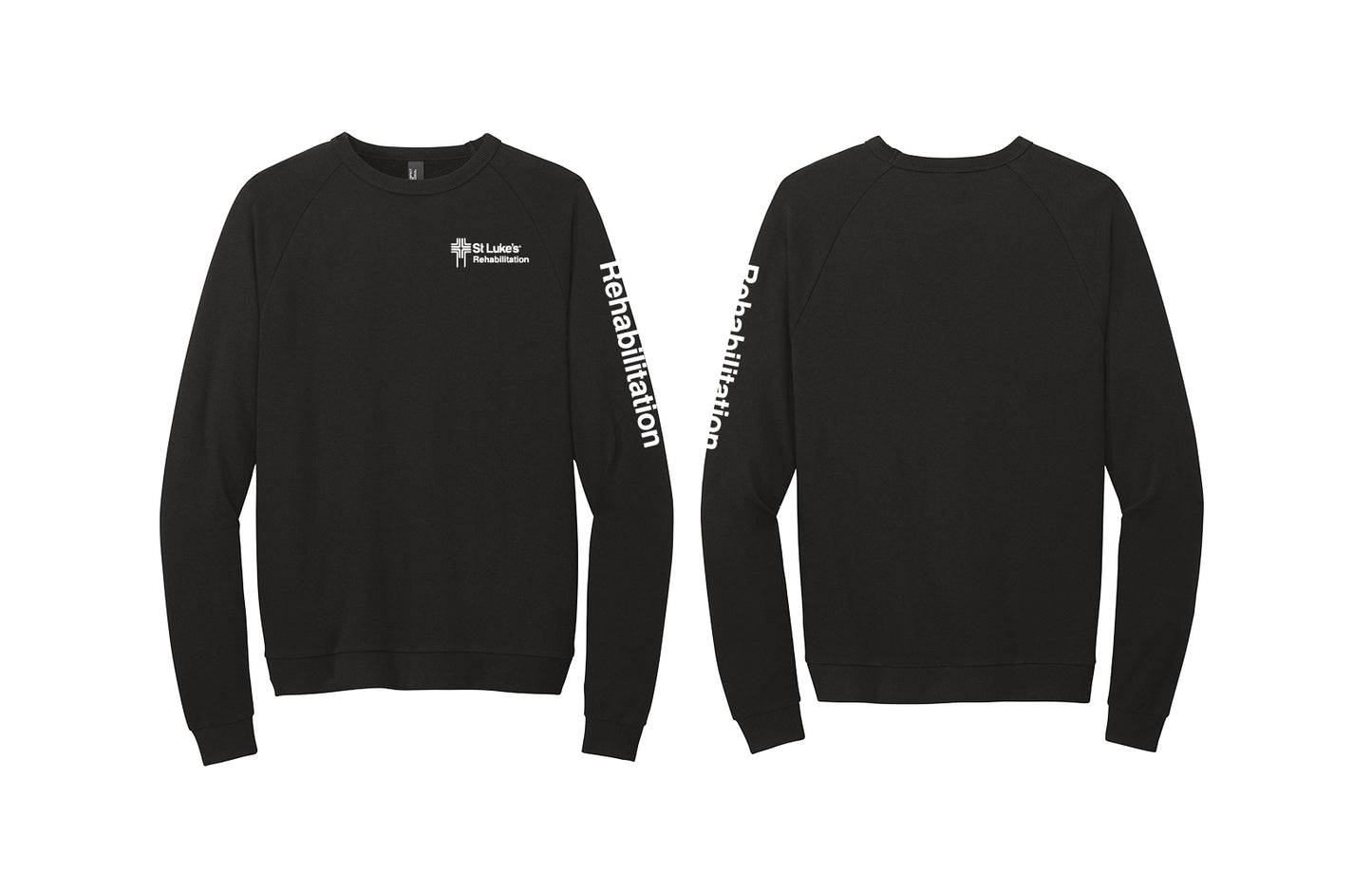 REHABILITATION District Crewneck Tri-blend Sweatshirt