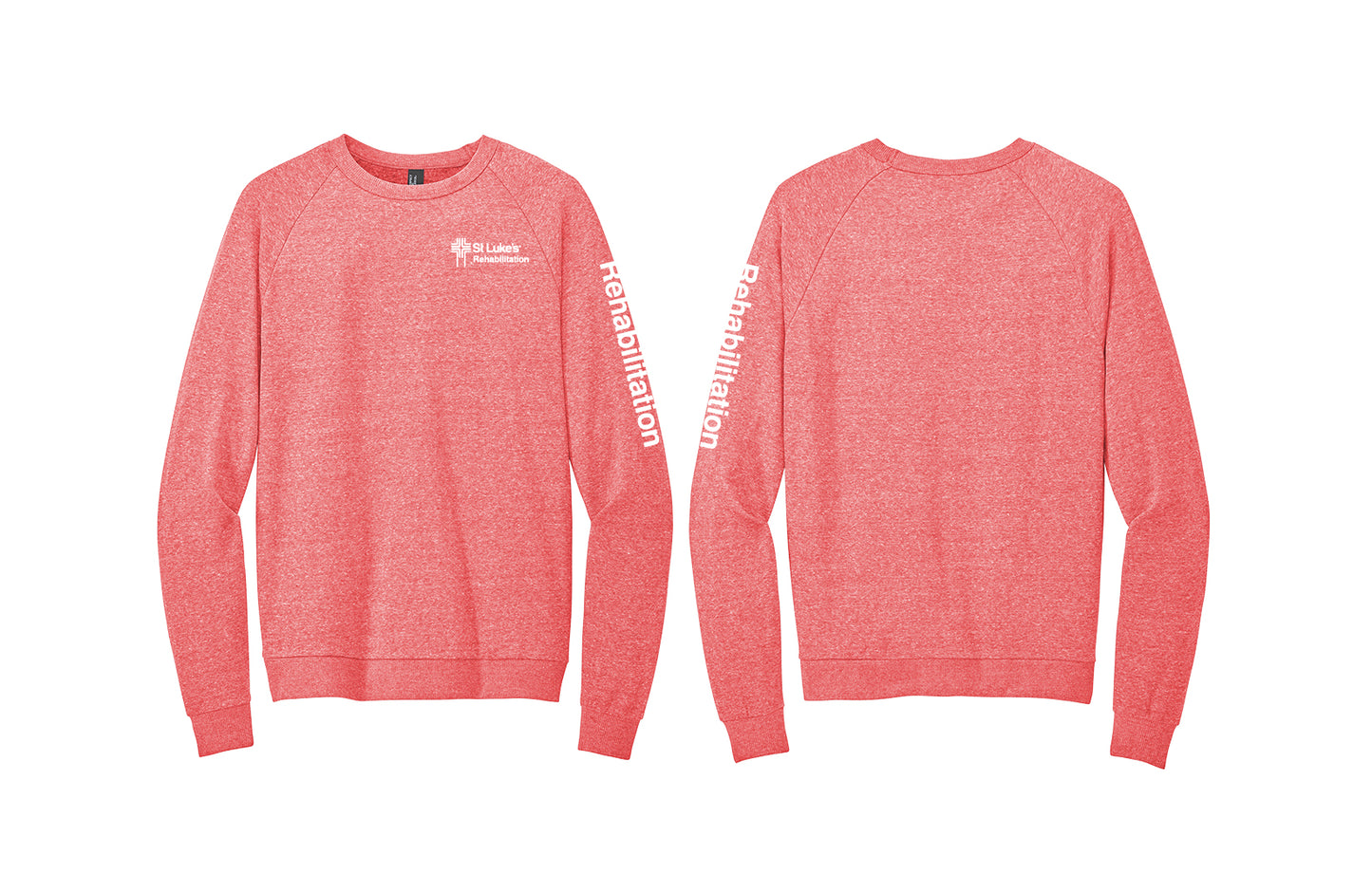 REHABILITATION District Crewneck Tri-blend Sweatshirt