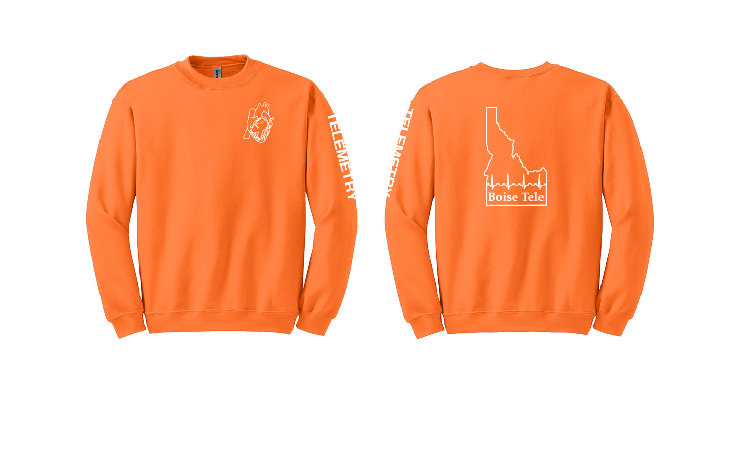TELEMETRY Gildan Heavyweight Crewneck Sweatshirt