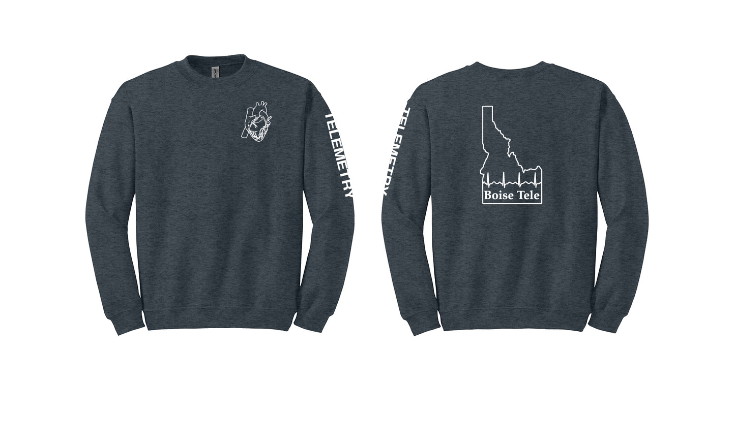 TELEMETRY Gildan Heavyweight Crewneck Sweatshirt