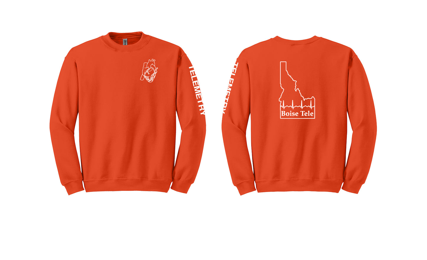 TELEMETRY Gildan Heavyweight Crewneck Sweatshirt
