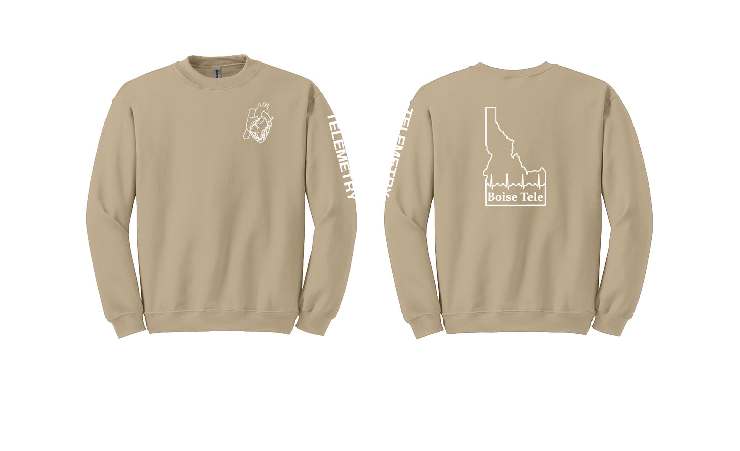 TELEMETRY Gildan Heavyweight Crewneck Sweatshirt