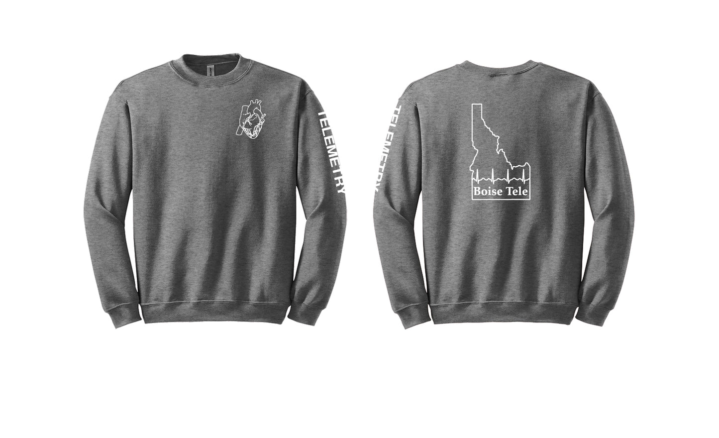 TELEMETRY Gildan Heavyweight Crewneck Sweatshirt
