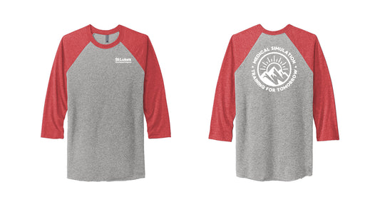 Medical Simulation Tri-Blend 3/4 sleeve