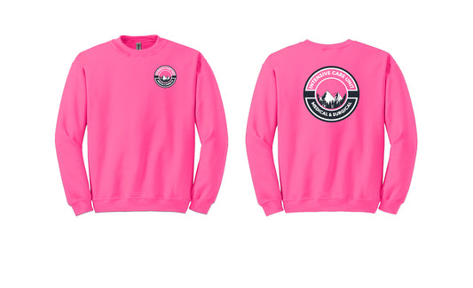 ICU 2 color Gildan Heavyweight Crewneck Sweatshirt