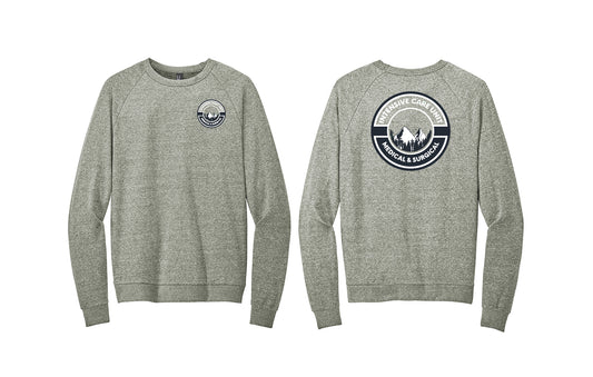 ICU 2 Color District Crewneck Tri-blend Sweatshirt