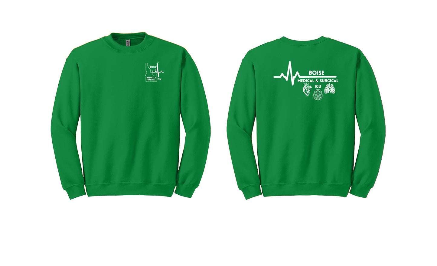 ICU Gildan Heavyweight Crewneck Sweatshirt