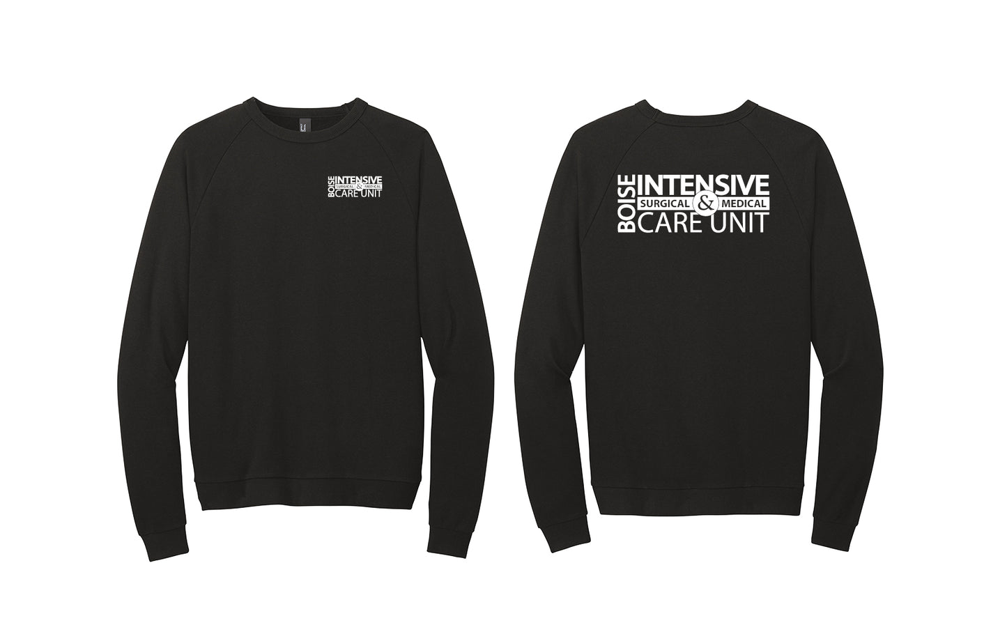 ICU INTENSIVE District Crewneck Tri-blend Sweatshirt
