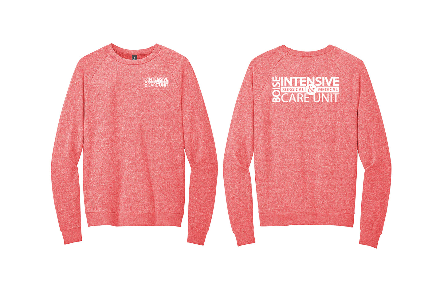 ICU INTENSIVE District Crewneck Tri-blend Sweatshirt